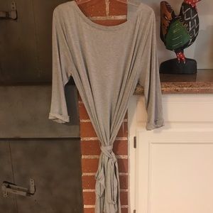 Great romper dress with wrap belt!